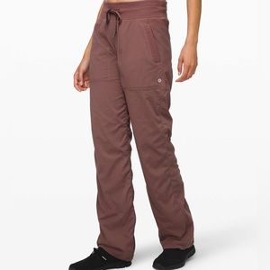 Lululemon Dance Studio pant *Lined Size 2. Antique Bark color. NWT. Never worn